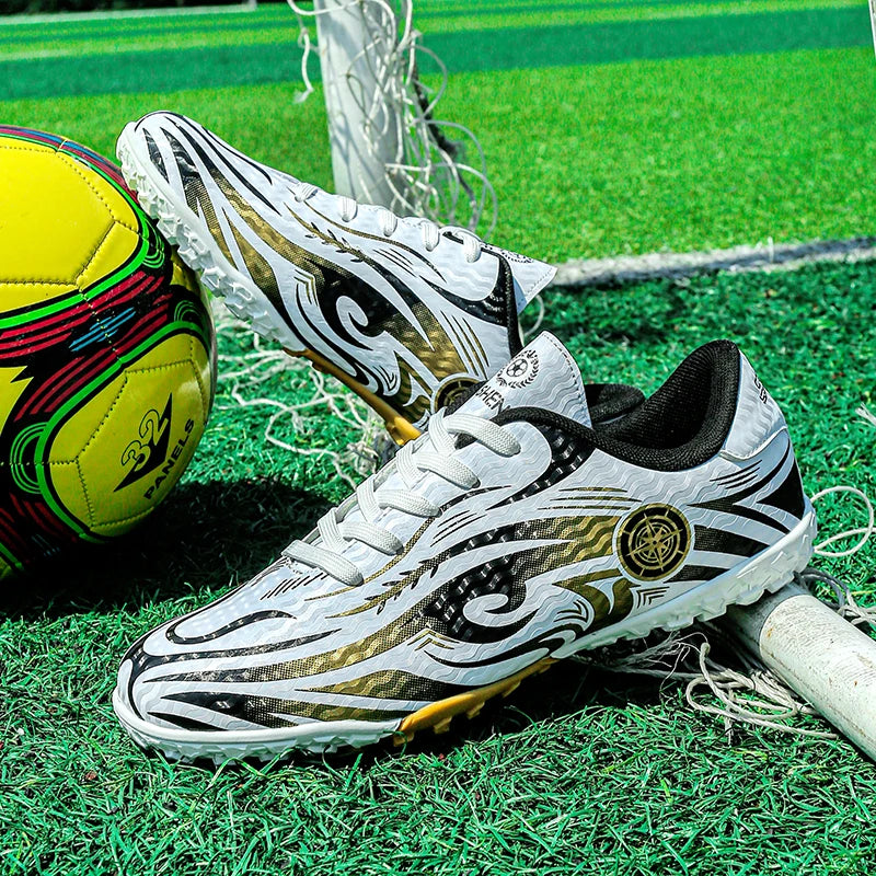 Herren-Fußballschuhe, komfortabel und atmungsaktiv, für Jungen, leicht, rutschfest, Trainingsschuhe für Rasen, Kunstrasen und Outdoor-Sport