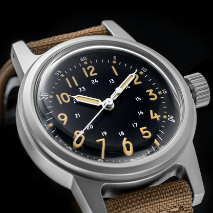 THORN Retro Military Watch 36mm Made of NH35A Movement SHY-043 Sport Watch Unisex Men's and Women's Luxury