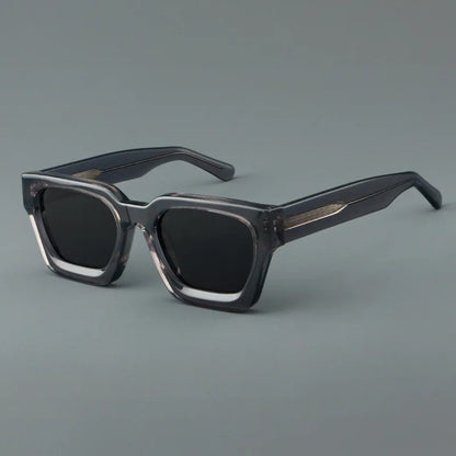Luxury Acetate Frame Sun Glasses Rectangle Polarized Sunglasses Fashion Design High Quality UV400 Outdoors Eyewear Men Women