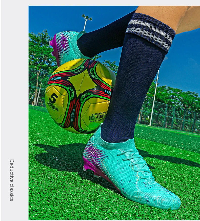 New Men’s Soccer Shoes Top Quality Wholesale Cleats Football Boots Training Non-Slip Sneakers FG Drop Shipping Unisex Adult