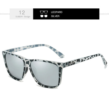 DUBERY Full Rim Polarized Fashion Sunglasses For Men And Women 14 Colors Model 108