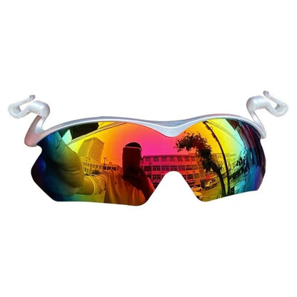 Clip Cap Sports Sunglasses, Clip On Hat Polarized Sunglasses, Flip-Up Cover UV Protection Fishing Cycling Outdoor Sunglasses