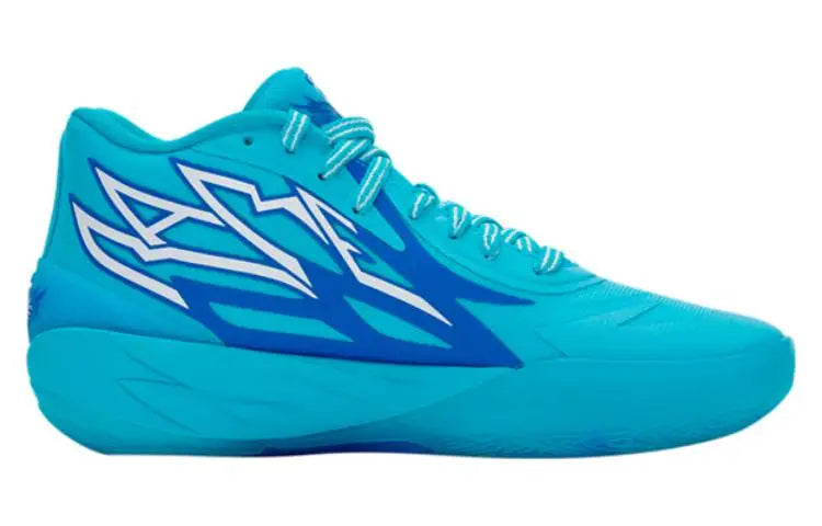 Baskets Puma MB.02 Rookie of the Year, bleu, modèle Blue Atoll Ultra Blue, 377586-01.