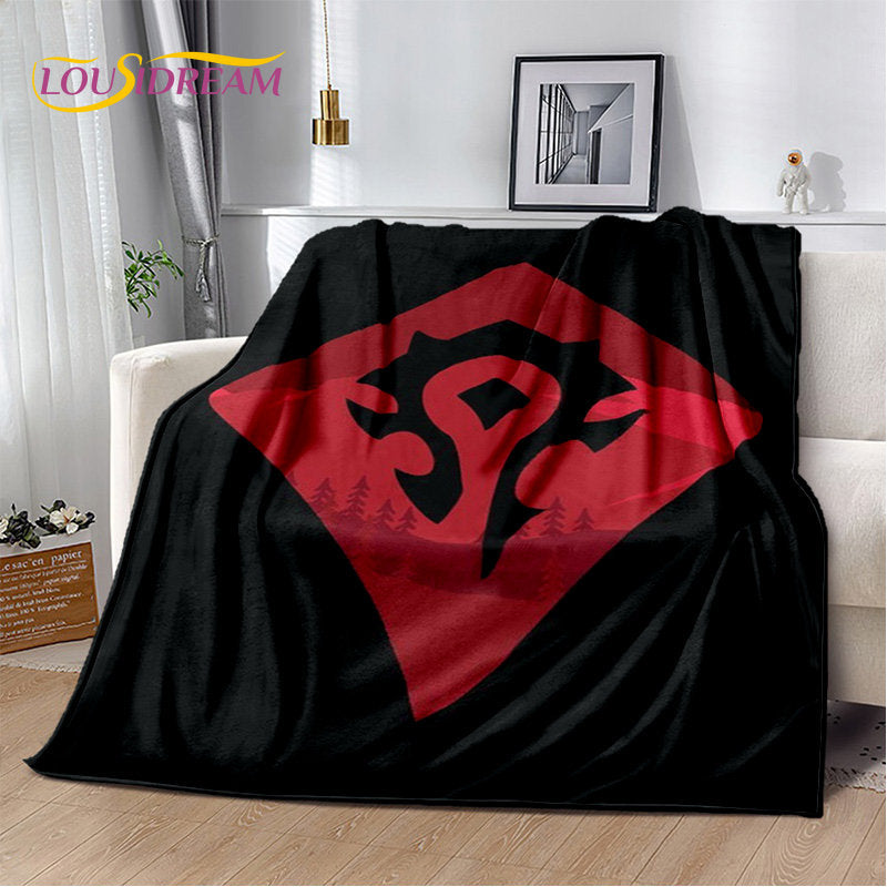 World of Warcraft,WOW ,Game Gamer Soft Plush Blanket,Flannel Blanket Throw Blanket for Living Room Bedroom Bed Sofa Picnic Cover