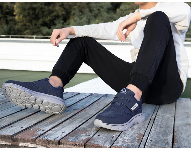 Chaussures de marche unisexes confortables, légères, respirantes, antidérapantes, à bout large, baskets décontractées, chaussures de marche toutes saisons