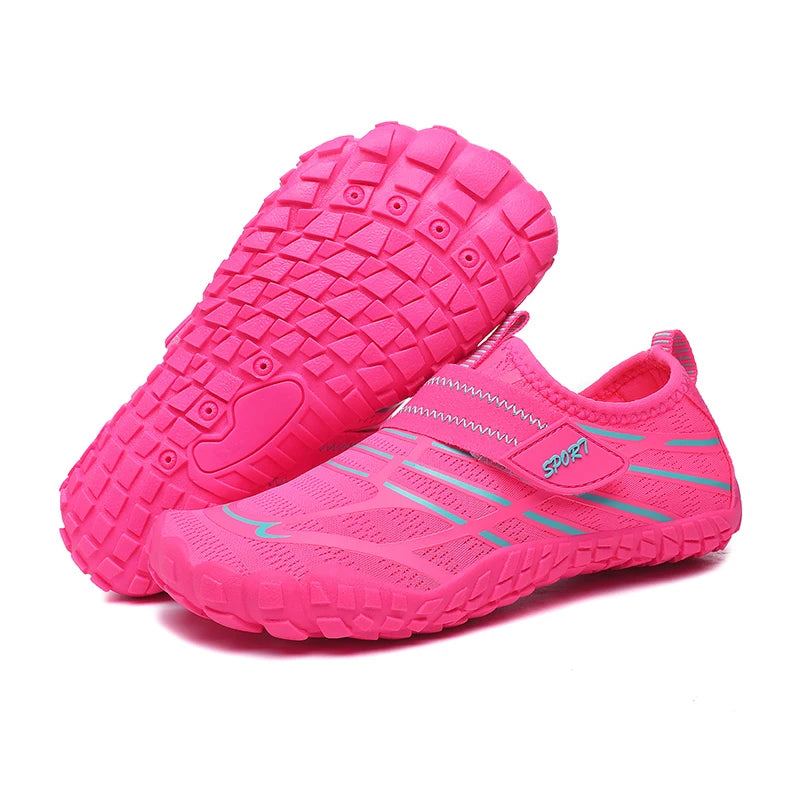 Children Swimming Water Shoes Quick Dry Beach Aqua Shoe Boy Girl Barefoot Sports Wading Sneakers Kids Diving Fishing Surf Sandal