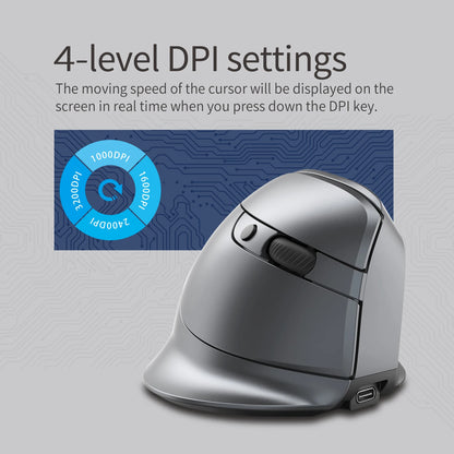 Lefon F33/F26C/F35B Trackball Mouse/ Bluetooth Ergonomic Mouse 2.4G Wireless Rechargeable Rollerball Mice for PC Office Drawing