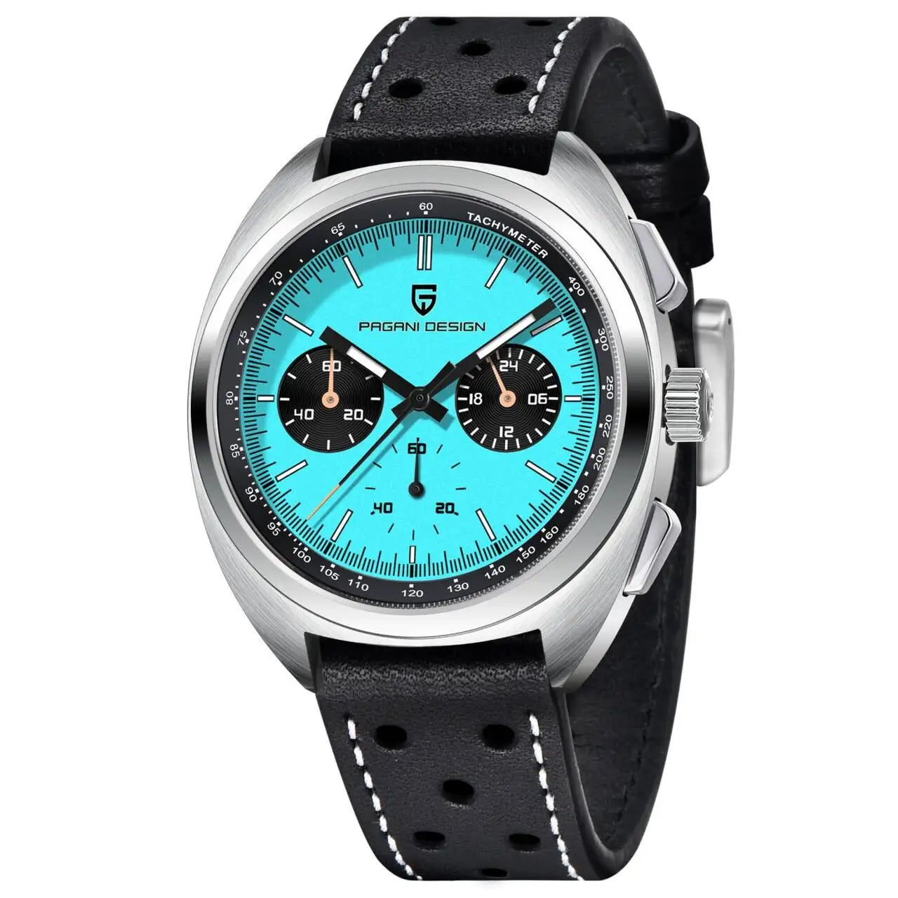 Relógio masculino de quartzo Pagani Design 2026 Fashion, marca de topo de luxo, safira, cronógrafo masculino VK63 em aço, de mergulho