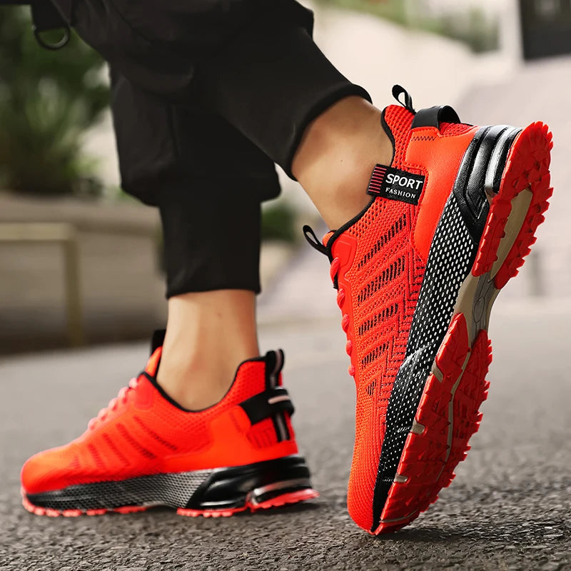 Men's Fashion Sneakers Breathable Comfortable Lightweight Walking Shoes Casual Sports Running Tennis Gym Training Shoes for Men