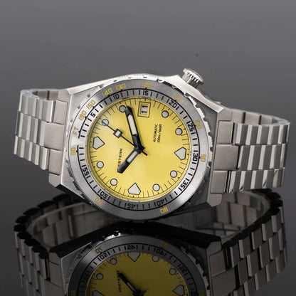SEESTERN SUB600T V3 Mens Watch Automatic Diving Sapphire Wristwatch NH35 Movement Ceramic Bezel Luminous Date Jubilee Waterproof