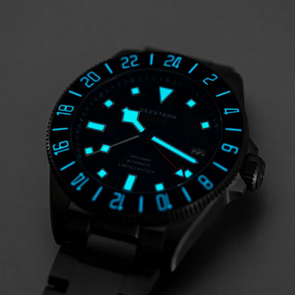SEESTERN Titanium Diver Men of Watch GMT Automatic Mechanical Wristwatch NH34 Movement Sapphire Crystal 200M Waterproof Lume New