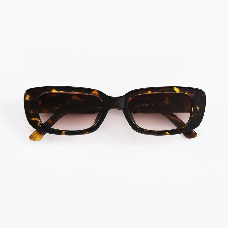 New Small Sunglasses Women Men Trendy Vintage Brand Designer Hip Hop Square Green Sun Glasses Female Eyewear UV400