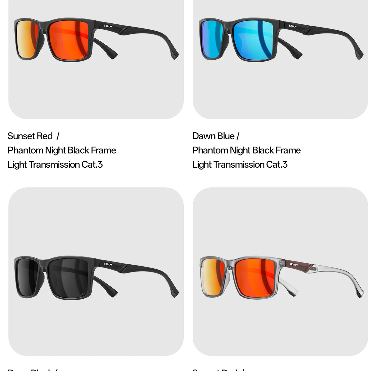 SCVCN New Polarized Water Sports Glasses Women Professional Surfing Boating Fishing Anti-glare Rafting Sailing UV400 Sunglasses