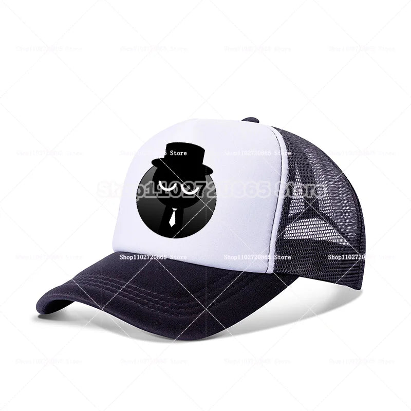 Sprunkis baseball sapka – egyszerű, divatos, sportos, alkalmi fejfedő – népszerű játék, anime-figurás sapkák – nyári napvédő sapka – születésnapi ajándék