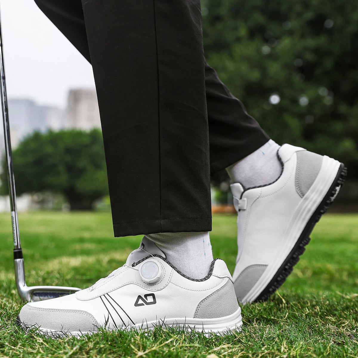 Chaussures de golf d'extérieur, chaussures de randonnée confortables et antidérapantes pour hommes et femmes, au style tendance et moderne, chaussures de voyage décontractées 9