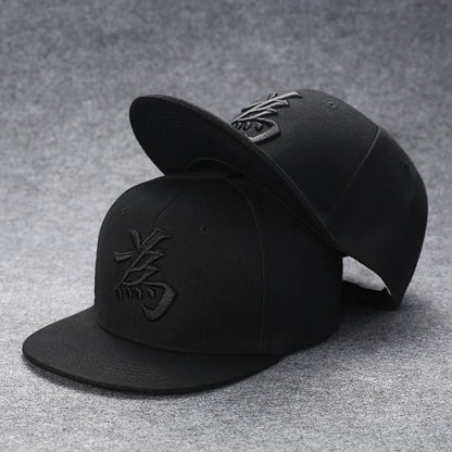 Gorra de béisbol unisex con alfabeto, estilo urbano de verano, bordada, con botón trasero, para exteriores, hip hop, ajustable y casual para hombre y mujer
