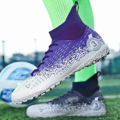 Teenage Adult Football Shoes New Fashion Large Size Sneakers Outdoor Professional Competition Training Football Footwear 31-48
