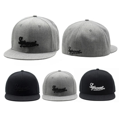 Hímzett, teljesen zárt, testre szabott sapka, New York-i méret, Trucker, Bboy, férfi, karimás, hiphop, sima, baseball, snapback, lapos karimájú, Era