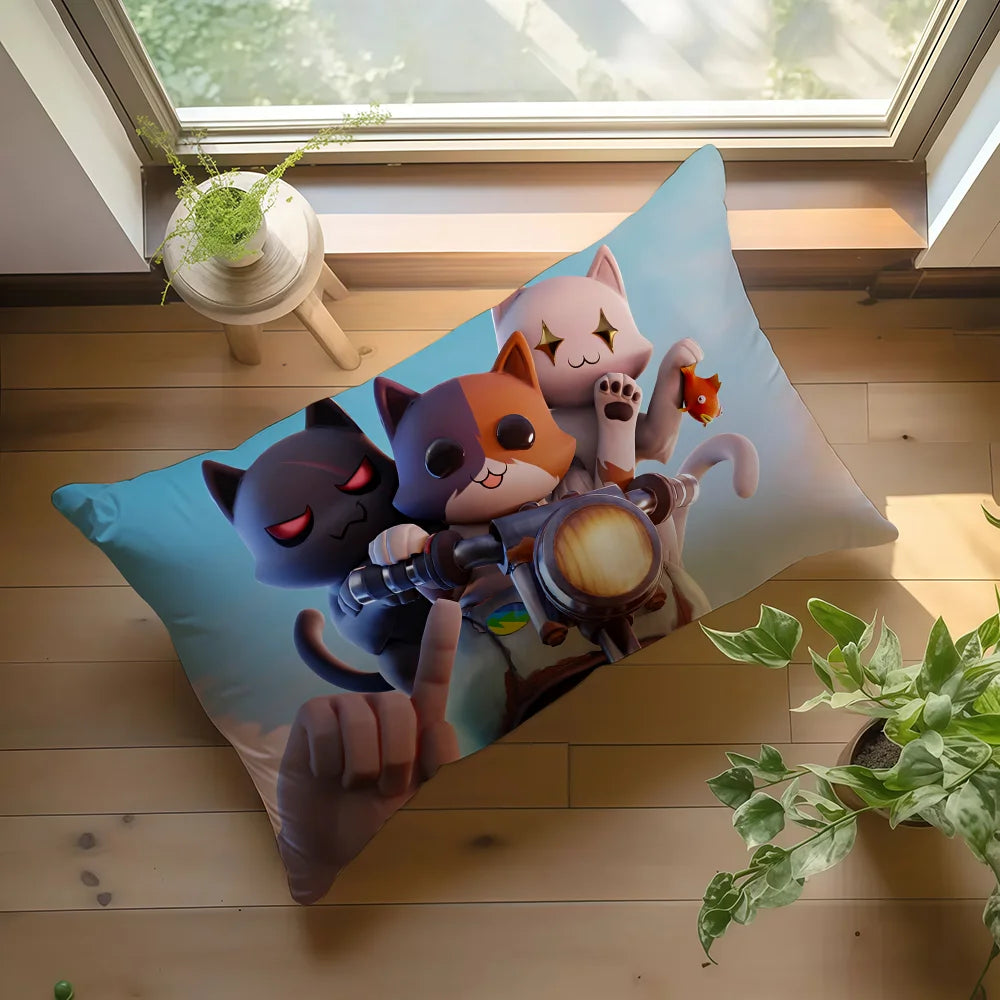 Battle royale game F-Fortnite c cushion cover Hit product Sofa living Room Office Rectangle Pillow Home Coffee Shop Bedding