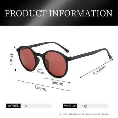 Polarized Sunglasses Men Women Round Sun Glasses UV400 Shades Eyewear gafas de sol