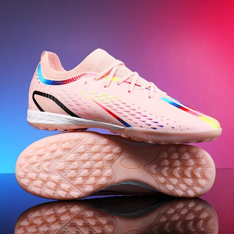 Nouveaux hommes chaussures de Football ultralégères TF/FG bottes de Football professionnelles unisexe antidérapant de haute qualité en gros livraison directe formation