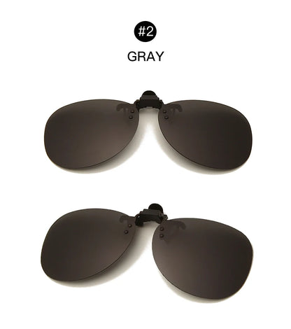 Pilot Polarized Sunglasses Clips Glasses Clip Driving Night Vision Eyeglasses UV400 Outdoor Shades Definition Sun Glasses Clips