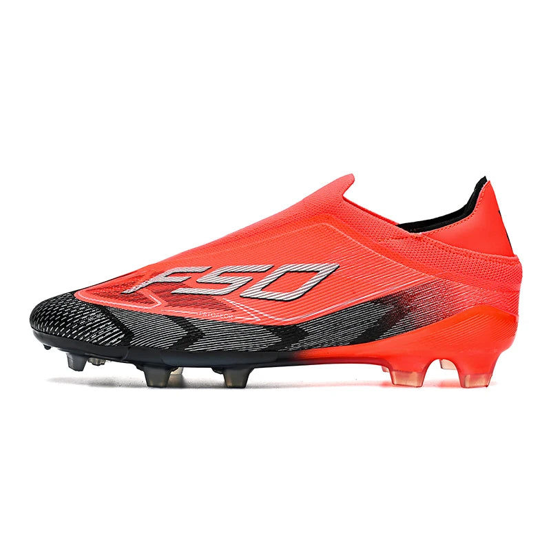 Chaussures de football respirantes AG pour hommes et femmes, chaussures de football professionnelles antidérapantes, chaussures de sport d'extérieur, crampons d'entraînement