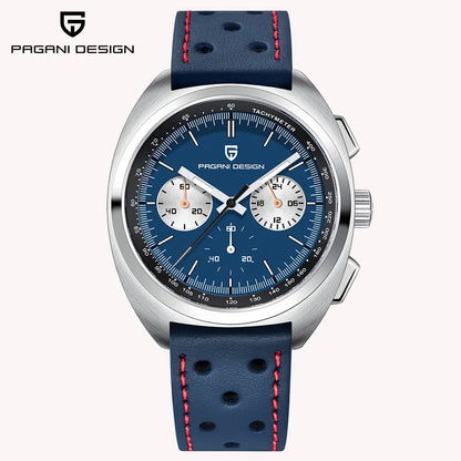 Relógio masculino de quartzo Pagani Design 2026 Fashion, marca de topo de luxo, safira, cronógrafo masculino VK63 em aço, de mergulho