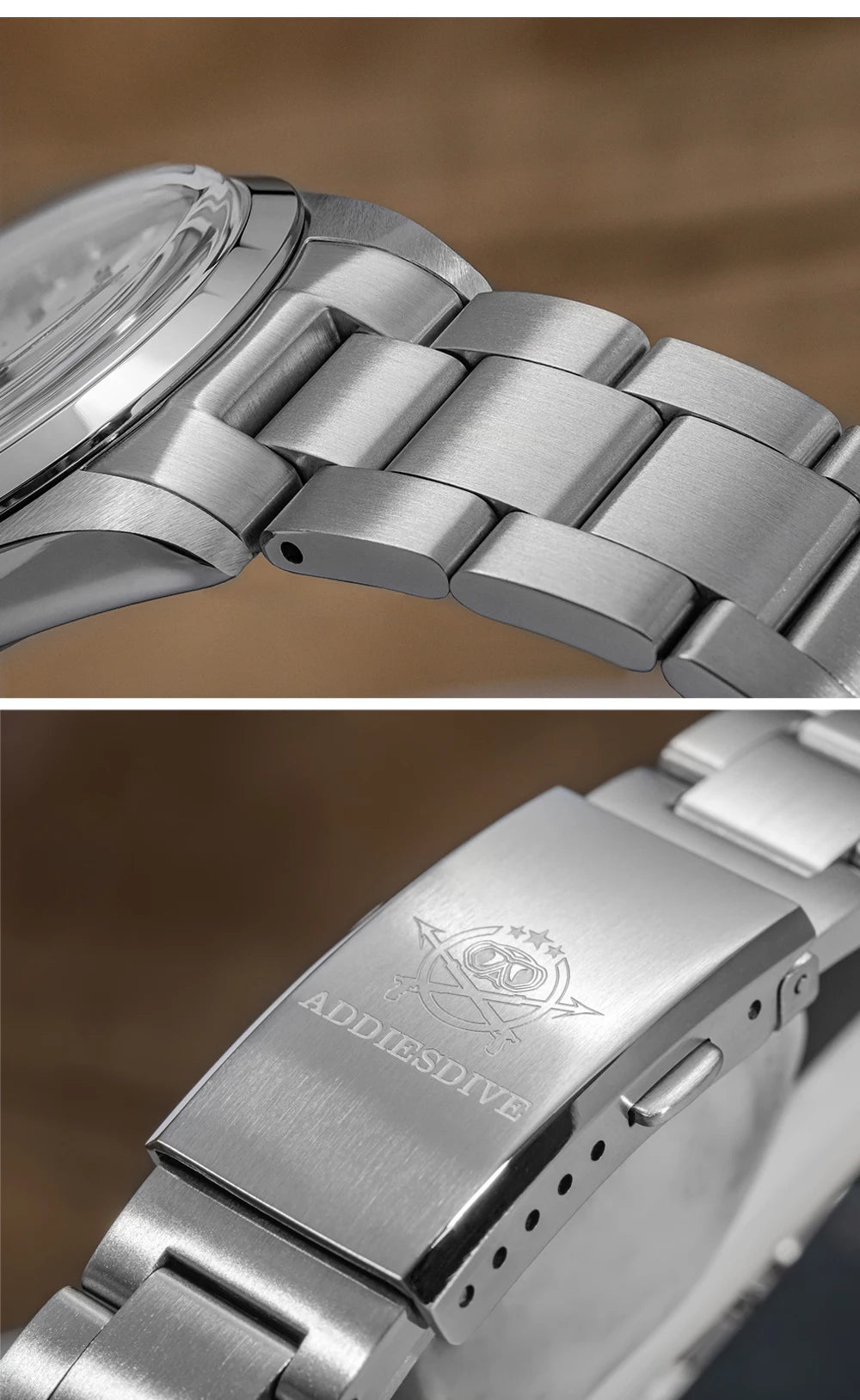 ADDIESDIVE Hot Brand 36mm Luxury GMT Watch Gift for Men 10Bar Waterproof BGW9 Super Luminous 316L Stainless Steel Quartz Watches