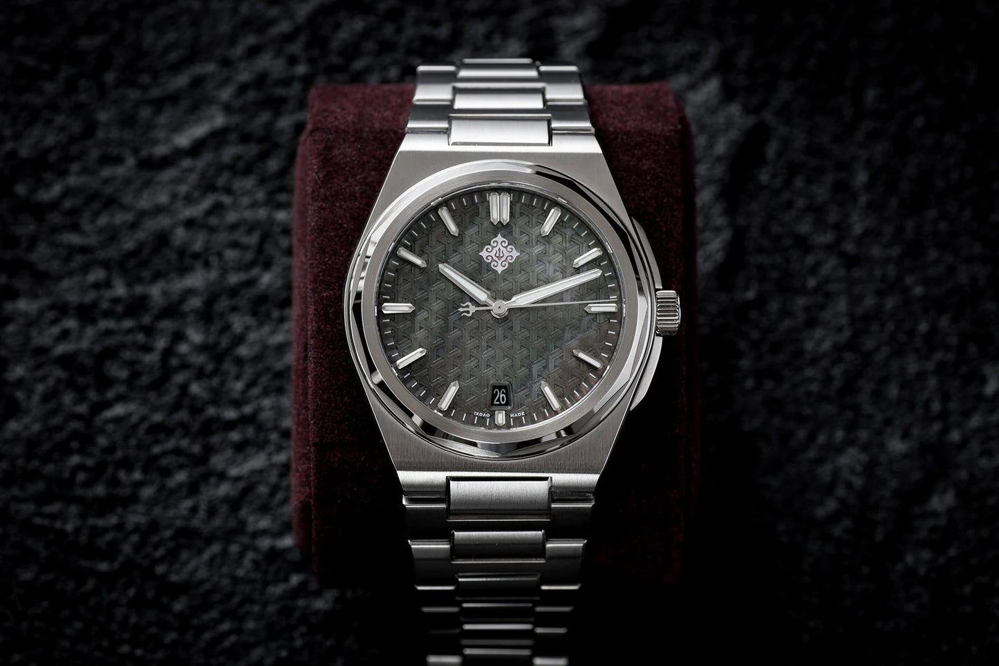 IX&DAO 2025 Neu 37mm Warrior Herren-Automatikuhr mit Miyota 9015 Uhrwerk, Saphirglas, Edelstahl, wasserdicht bis 10Bar, BGW