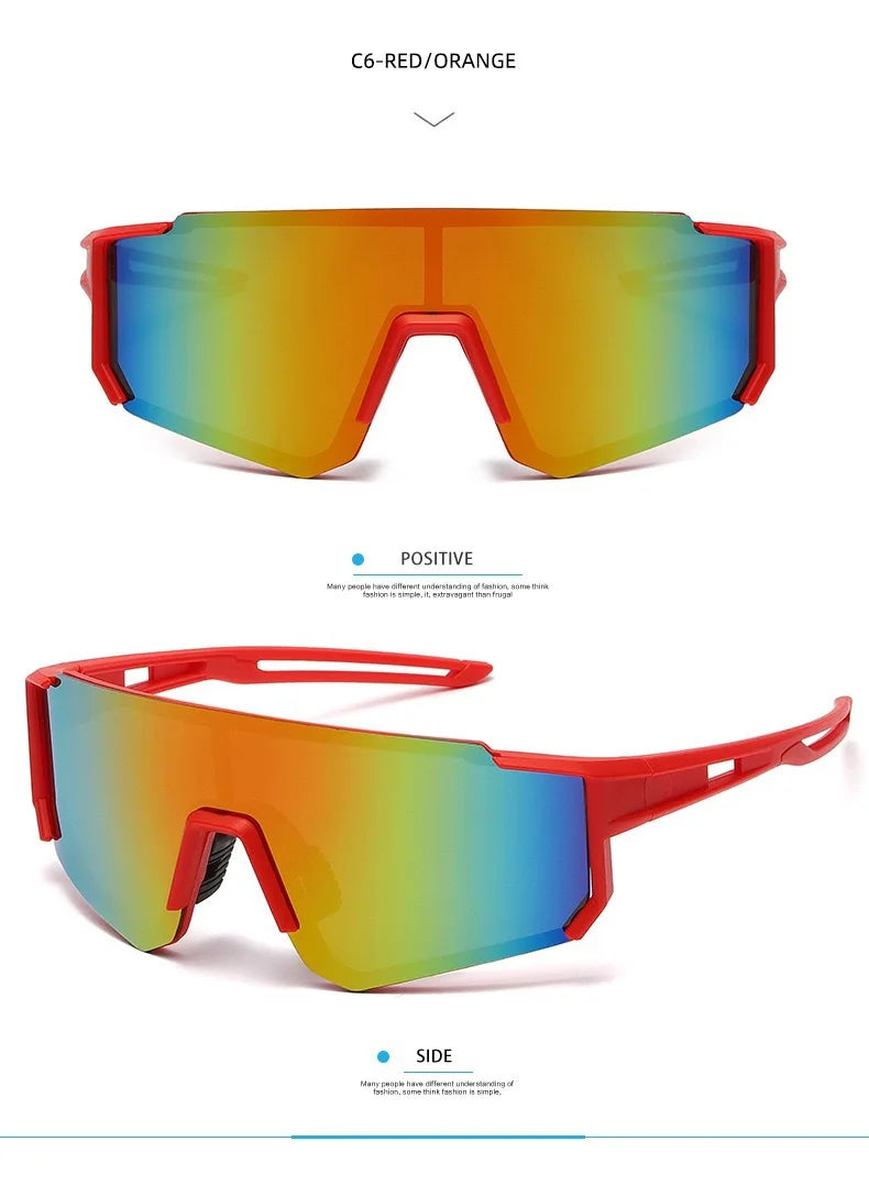 Polarised Sunglasses Cycling Goggles UV400 Cycling Eyewear Men's Women's Sports Glasses Bicycle Protective Eyewear Cycling Gear