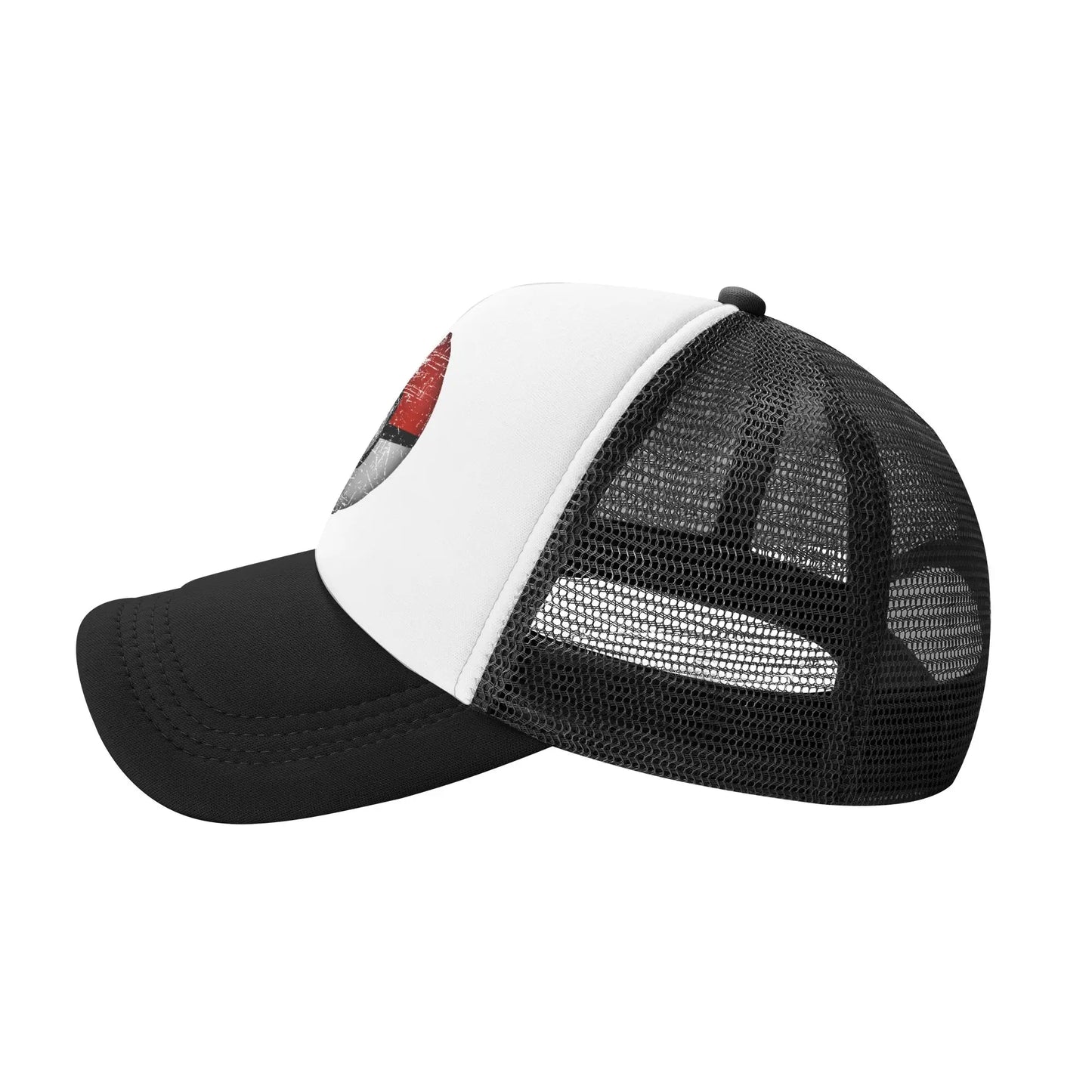 Destroyed Pokemon Pokeball Trucker Cap Men Women Outdoor Hat Trucker Worker Cap Fishing Hat Adjustable Mesh Baseball Caps Summer