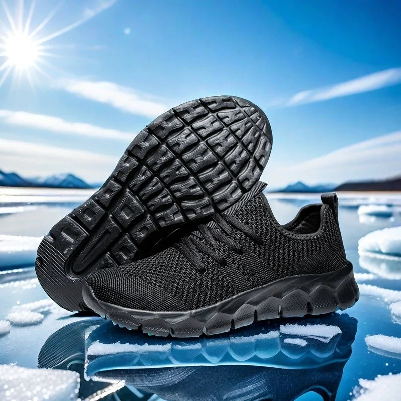 Heren sneakers van mesh, lichtgewicht damesschoenen, casual platte schoenen, hardloopsportschoenen voor heren, zachte ademende tennissneakers voor mannen