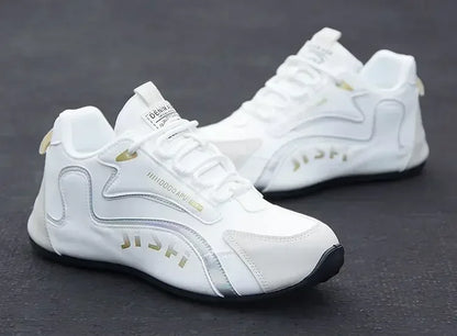 Sneakers da uomo in pelle PU impermeabili, scarpe sportive casual, scarpe da tennis leggere, traspiranti, piatte e antiscivolo, Zapatillas Hombre