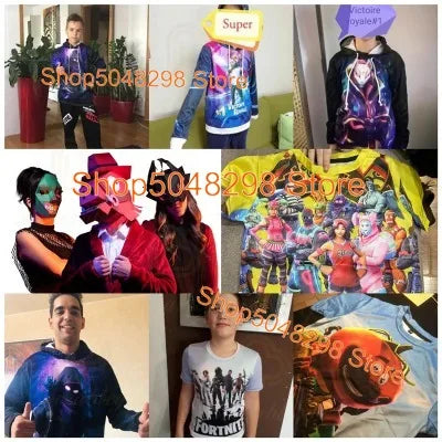 Men and Women Kids Hoodie Sweatshirt for The Nite Victory Child Wear Battle Royale Swearshirt Boys Girls Tops Hero Teen Clothes