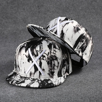 Gorra de béisbol unisex con alfabeto, estilo urbano de verano, bordada, con botón trasero, para exteriores, hip hop, ajustable y casual para hombre y mujer