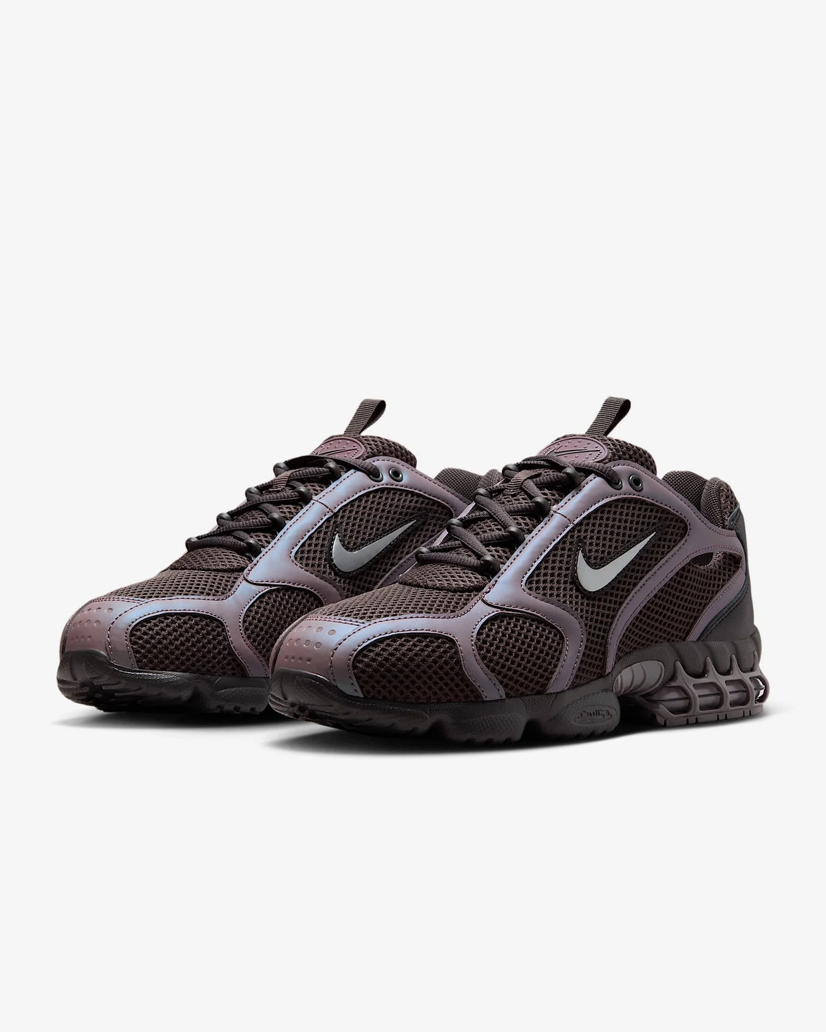Nike Air Zoom Spiridon Cage 2 Унисекс ниски ежедневни обувки, издръжливи на износване, сиво-червени, за ежедневен стил CJ1288-600