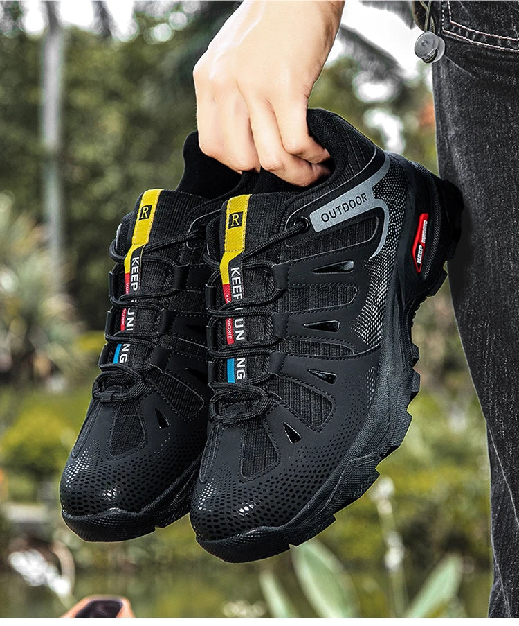 New Outdoor Men's Shoes Men's Anti Slip mountaineering Shoes Travel Hiking Adventure Footwear Fashionable Casual Sneaker