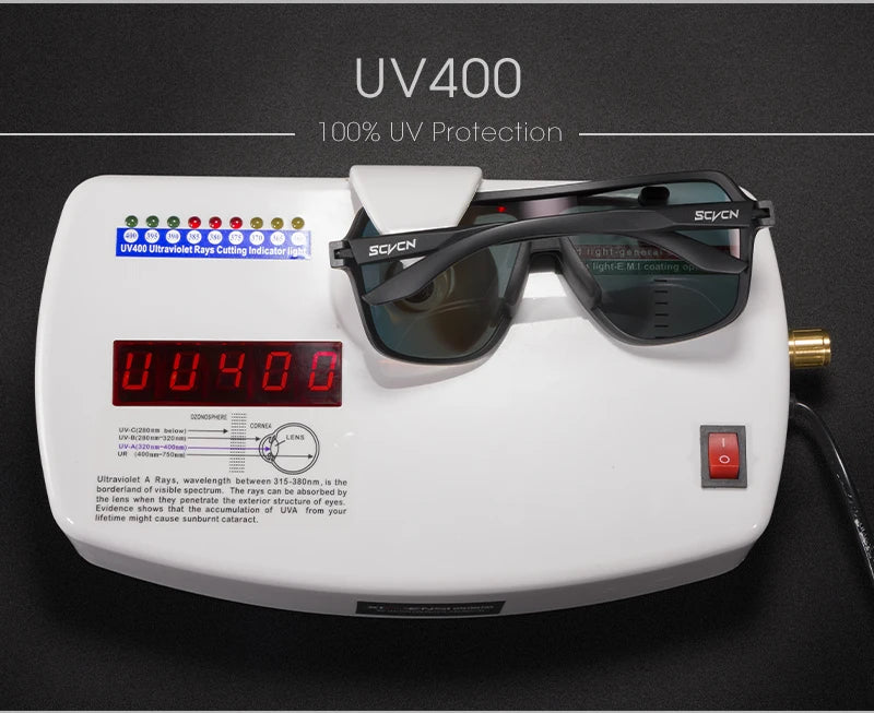 Scvcn Polarized Fishing Sunglasses Outdoor Sport Entertainment Glasses Outdoor Cycling Road Bike UV400 Protective Frame Glasses