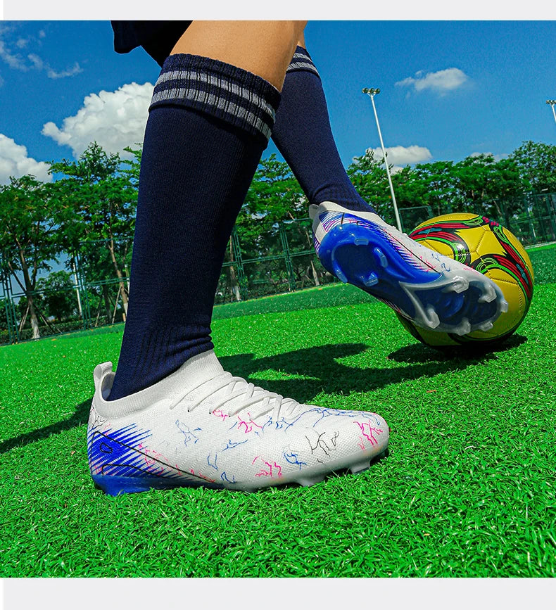 New Men’s Soccer Shoes Top Quality Wholesale Cleats Football Boots Training Non-Slip Sneakers FG Drop Shipping Unisex Adult