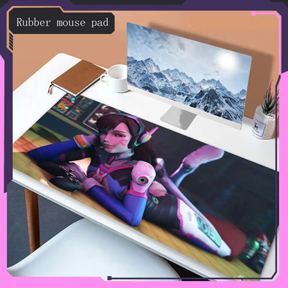 Δημοφιλή είδη Overwatch Mouse Pad Animation, mouse pad για gaming, αξεσουάρ παιχνιδιού για επιφάνεια εργασίας, δημοφιλές mouse pad για laptop και gaming