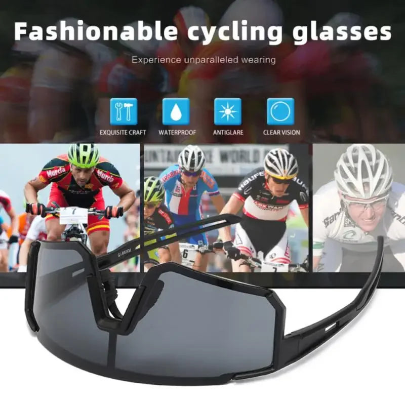 Polarised Sunglasses Cycling Goggles UV400 Cycling Eyewear Men's Women's Sports Glasses Bicycle Protective Eyewear Cycling Gear