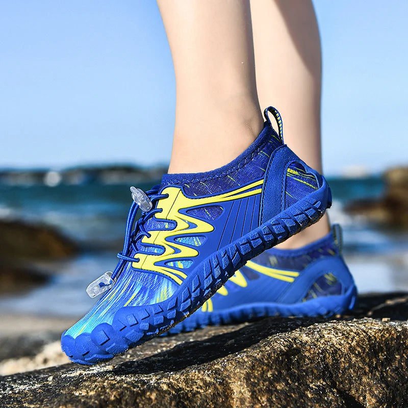 Children Swimming Water Shoes Quick Dry Beach Aqua Shoe Boy Girl Barefoot Sports Wading Sneakers Kids Diving Fishing Surf Sandal