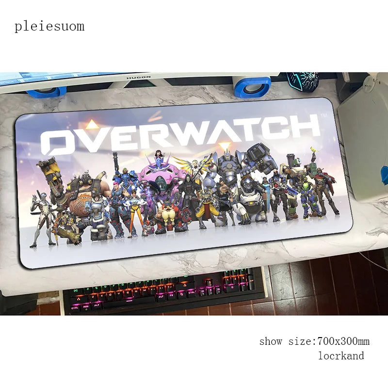 Overwatch mouse pad HD print gaming mousepad game 900x400x3mm mouse pad gamer computer desk cheapest mat notebook mousemat PC