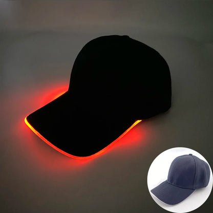 Modieuze lichtgevende baseballpet met LED-verlichting, hiphop-pet voor bar en club, fluorescerende hoed voor heren en dames, DJ-dansaccessoire en kostuumprop