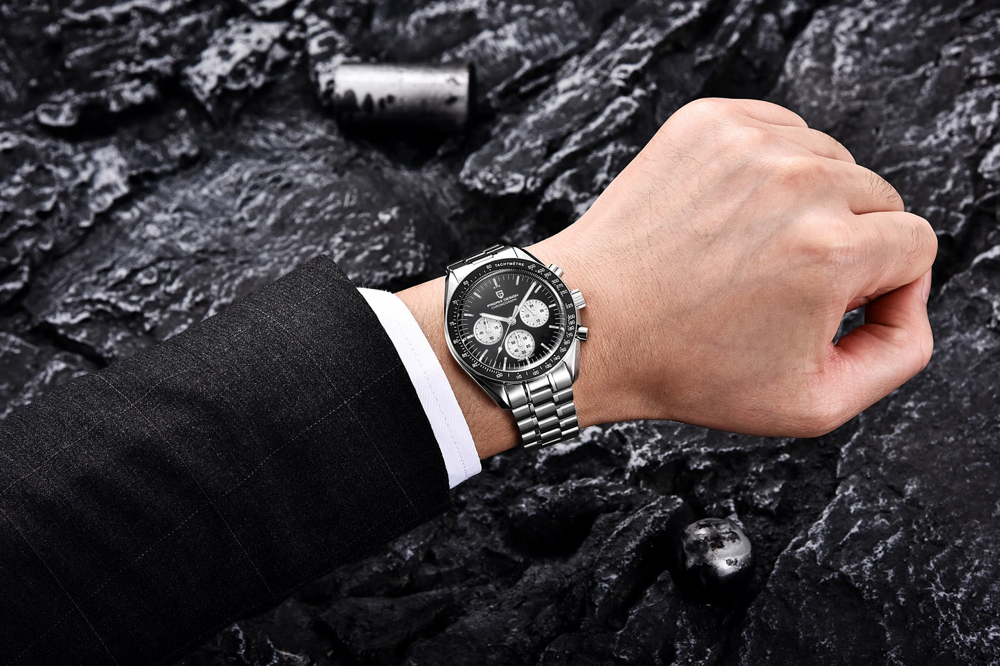 2026 New PAGANI DESIGN Mens Watches Panda Moon Watch Luxury Quartz Watch For Men Automatic Date Sport Chronograph Wristwatch Men