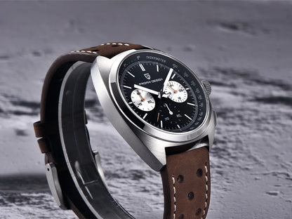 Relógio masculino de quartzo Pagani Design 2026 Fashion, marca de topo de luxo, safira, cronógrafo masculino VK63 em aço, de mergulho