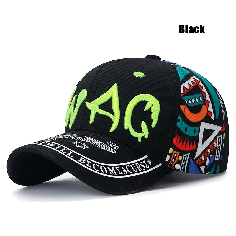 New Casual Fashion Letter Embroidery Printing Baseball Cap Outdoor Sunscreen Sunshade Hat
