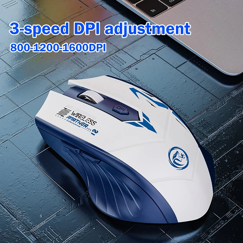 Dual-Mode Mouse Bluetooth 5.4 Mouse 6 Buttons 2.4G Wireless Mouse Rechargeable Gaming Mouse Office Mice For PC Laptop Macbook