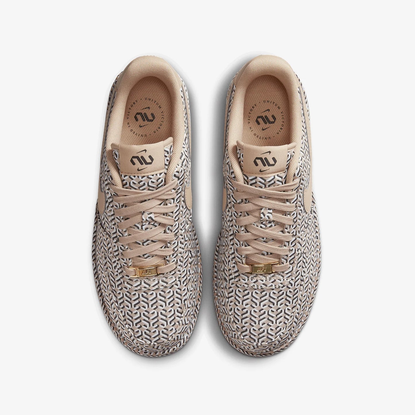 Originalūs Nike sportiniai vyriški ir moteriški kvėpuojantys suvarstomi laisvalaikio batai storu padu su raštu DZ2789-200